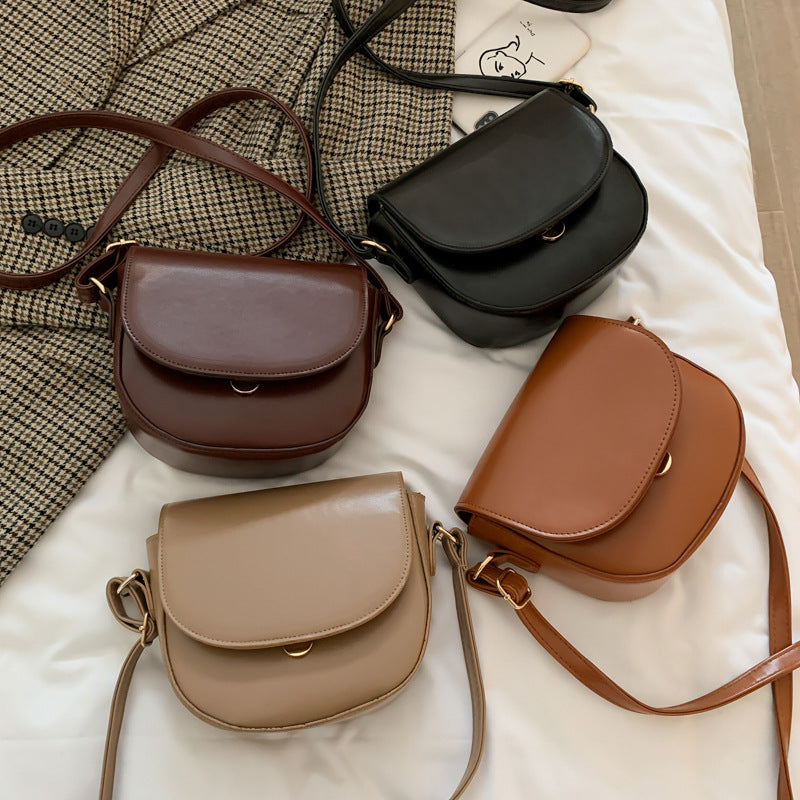 Autumn And Winter Korean Style Crossbody Saddle Bag Fashion