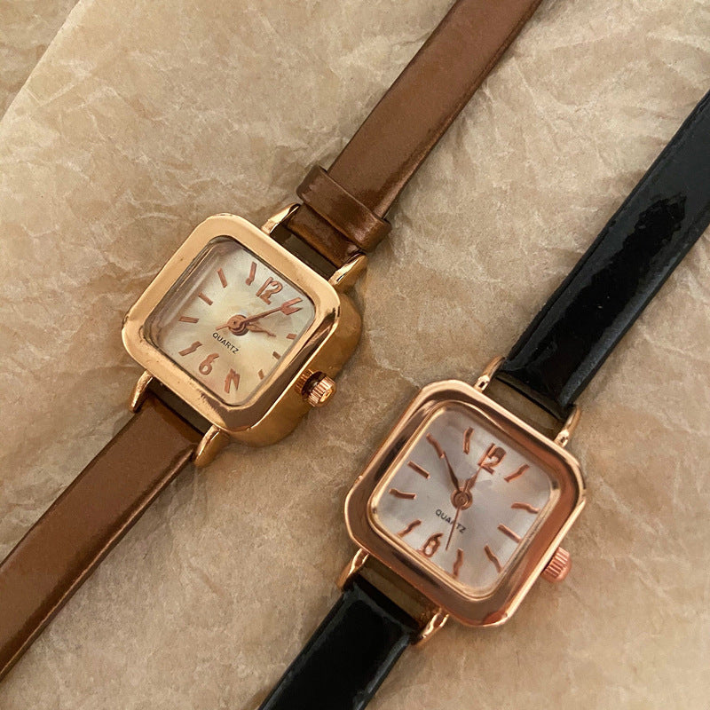 Fashion Simple Ins Style Small Square Watch Schoolgirls' Temperament