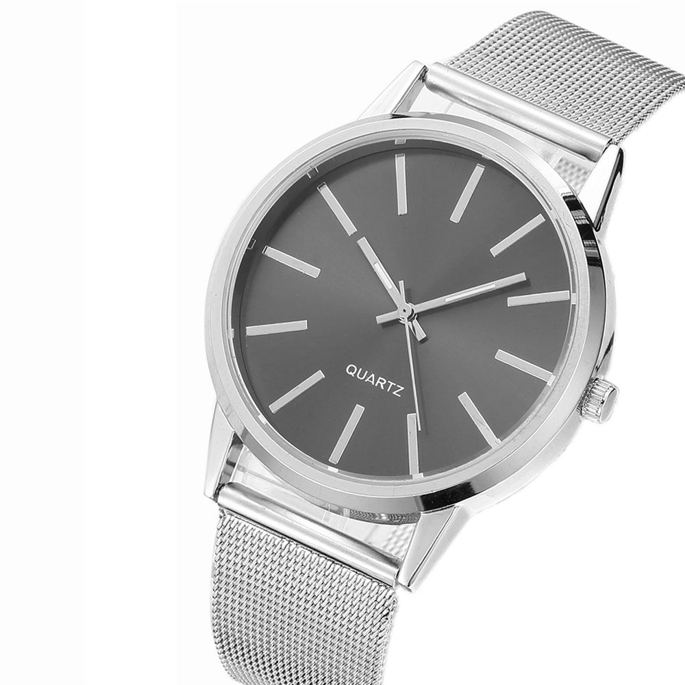 Korean-style Simple Ultra-thin Stainless Steel Quartz Watch